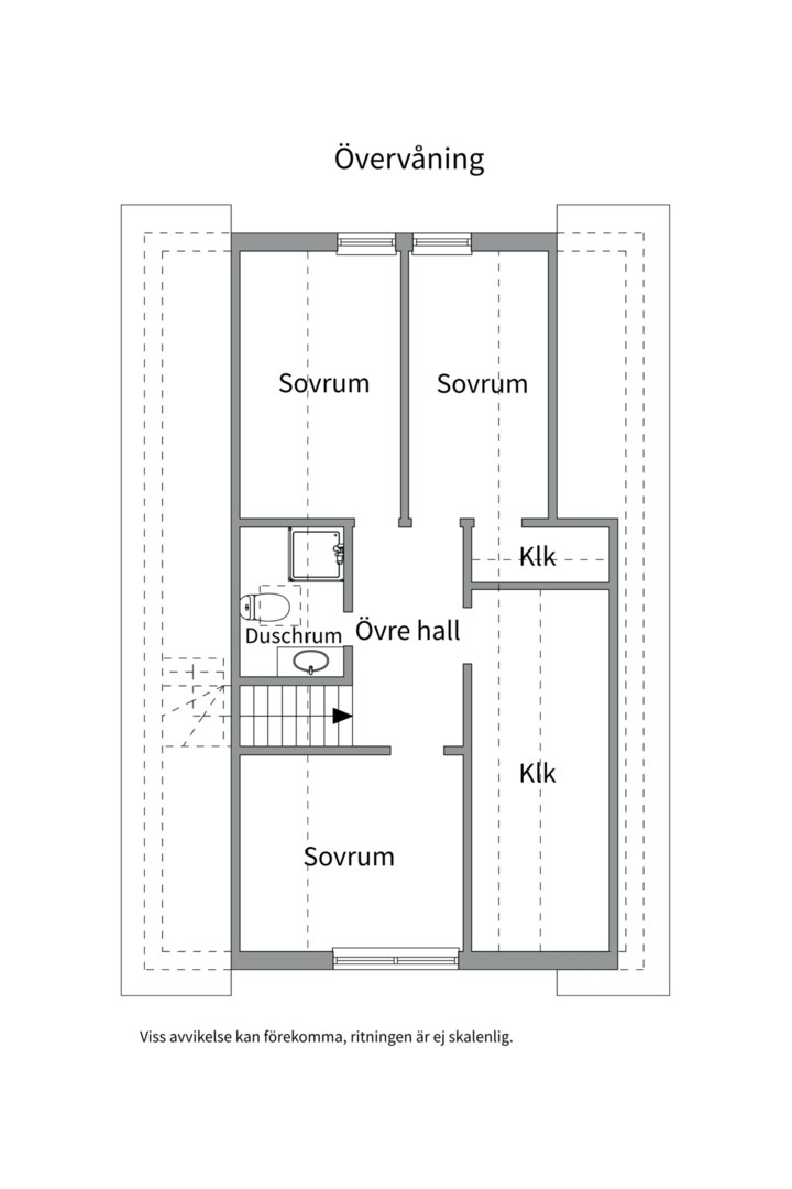 Planlösning från Skördevägen 11, Såld i Storvreta, Uppsala