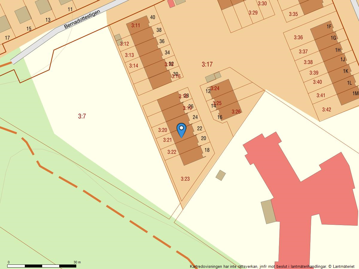 Bostadsbild från Bernadottestigen 22, Såld i Valsätra, Uppsala