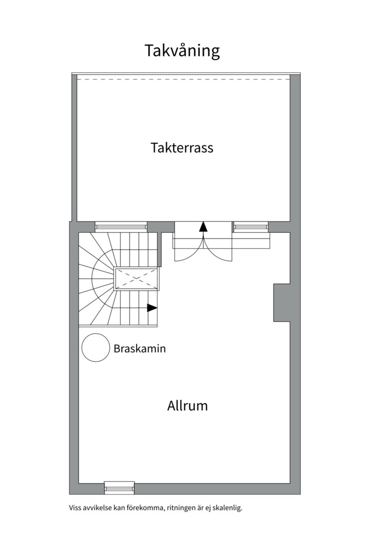 Planlösning från Bernadottestigen 22, Såld i Valsätra, Uppsala
