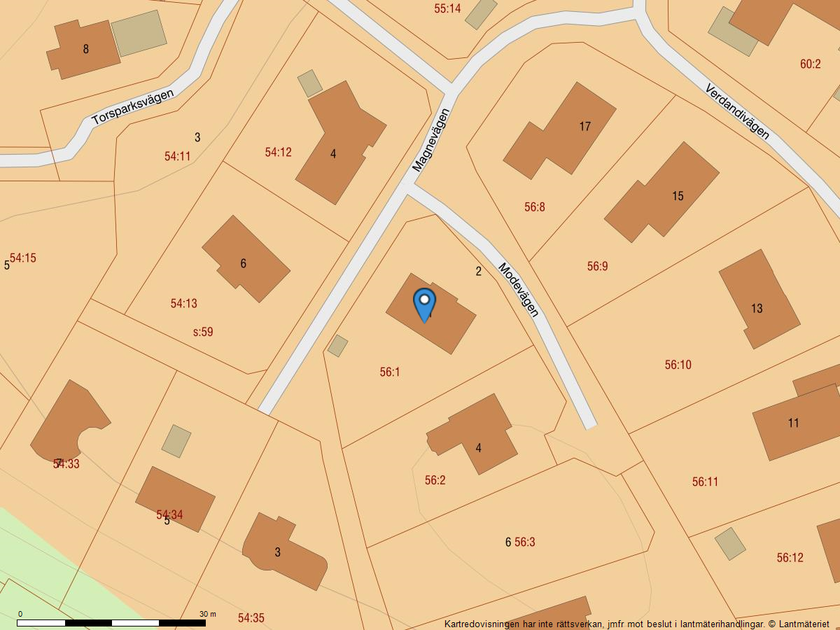 Bostadsbild från Magnevägen 1, Till salu i Skuru, Nacka