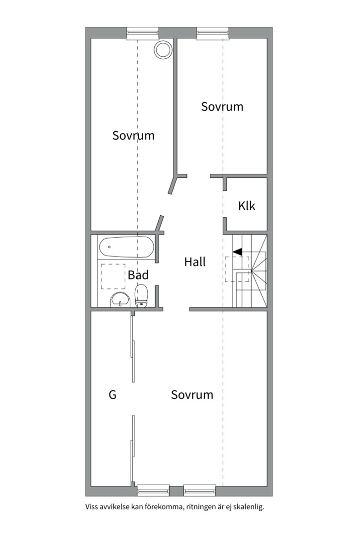Planlösning från Hedensbergsvägen 26B, Såld i Berthåga, Uppsala