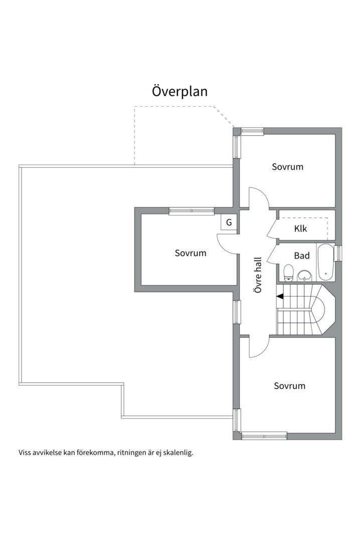Planlösning från Hollandsresan 42, Såld i Bergsbrunna/Sävja, Uppsala