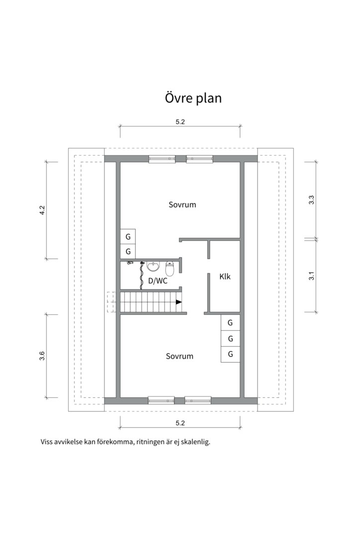 Planlösning från Elin Wägnersgatan 4, Såld i Nyby, Uppsala