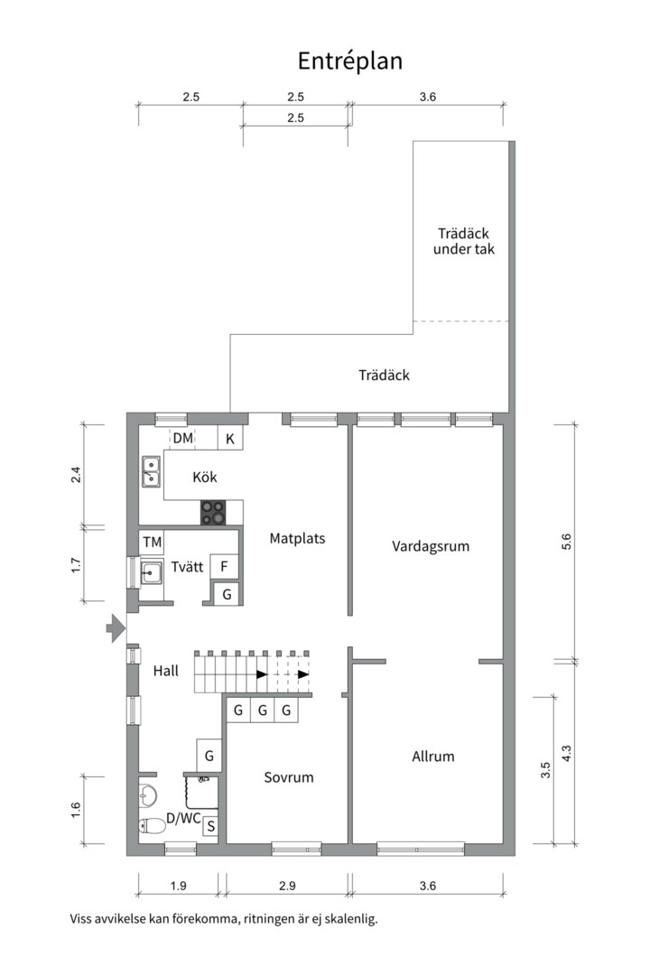 Planlösning från Elin Wägnersgatan 4, Såld i Nyby, Uppsala