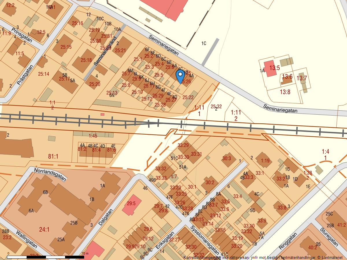 Bostadsbild från Seminariegatan 4B, Såld i Luthagen, Uppsala