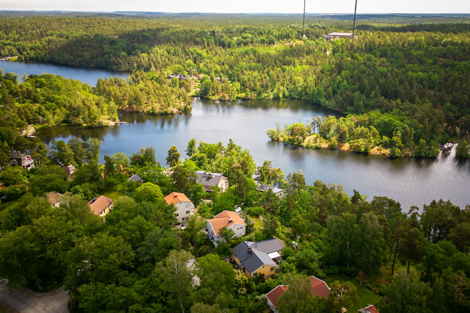 Bostadsbild från Lavalvägen 4, Såld i Lillängen, Nacka