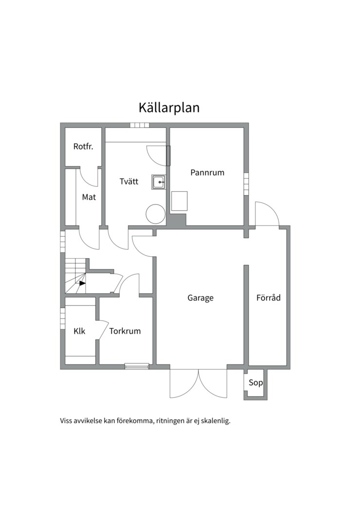 Planlösning från Södra Hökhuvudsvägen 3, Såld i Gimo, Östhammar