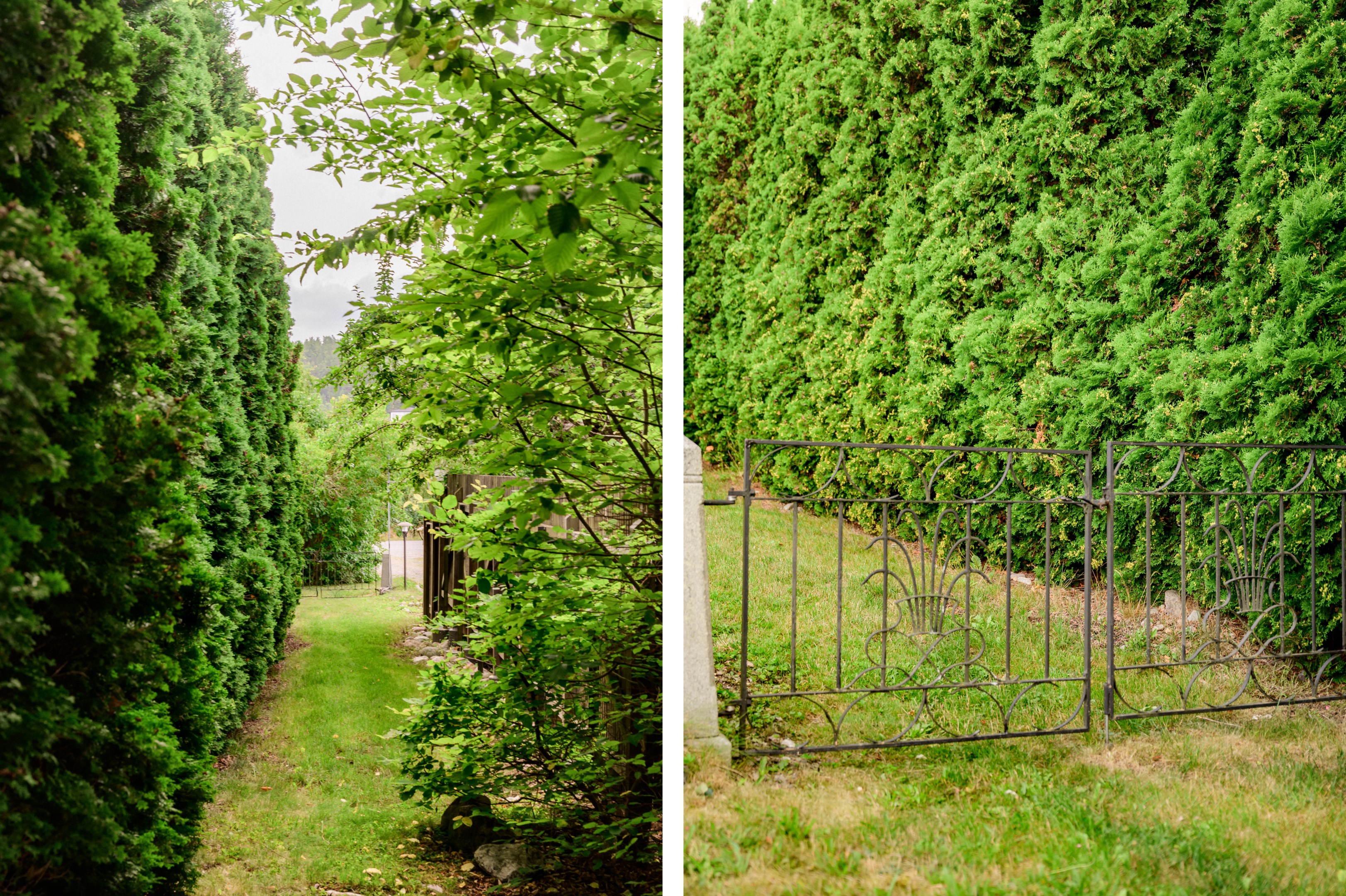 Grind och passage till Strandpromenaden 