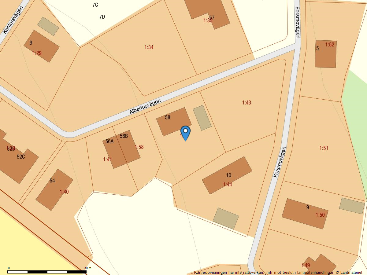 Bostadsbild från Albertusvägen 58, Såld i Dingtuna, Västerås