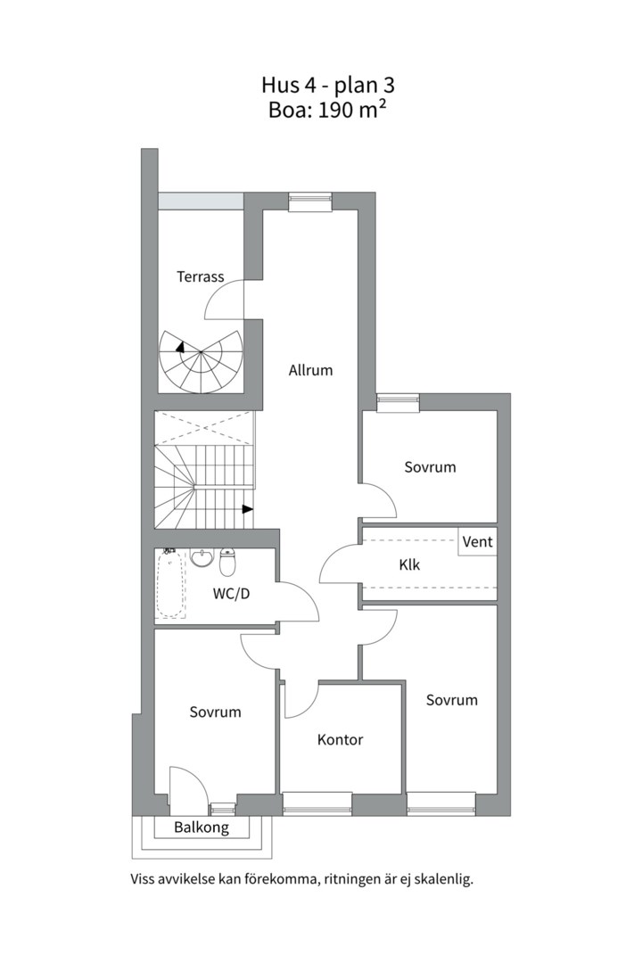 Planlösning från Sidenbigatan 39, Till salu i Rosendal, Uppsala