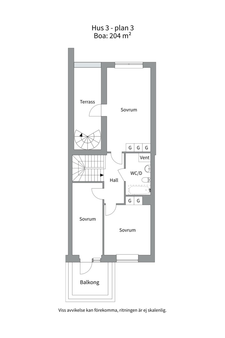 Planlösning från Sidenbigatan 41, Till salu i Rosendal, Uppsala
