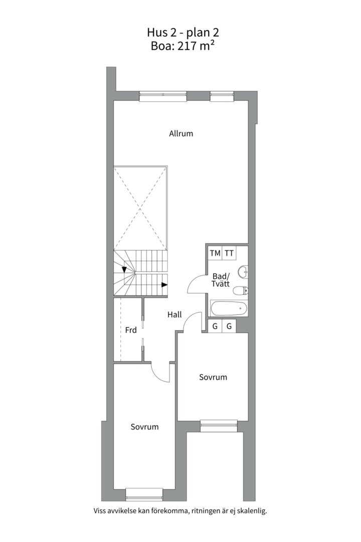 Planlösning från Sidenbigatan 43, Till salu i Rosendal, Uppsala