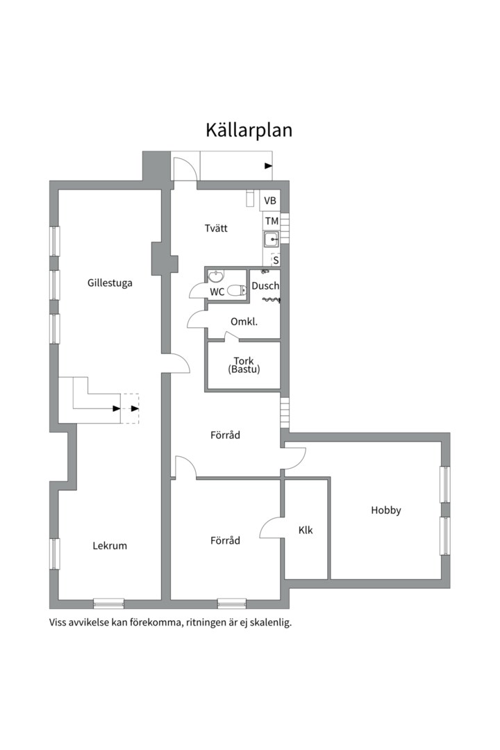 Planlösning från Fjärdingsvägen 19, Såld i Bälinge, Uppsala