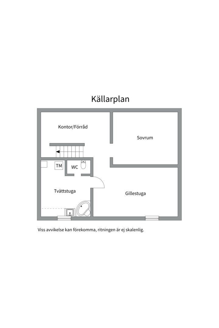 Planlösning från Norra Hökåsvägen 23, Såld i Hökåsen, Västerås
