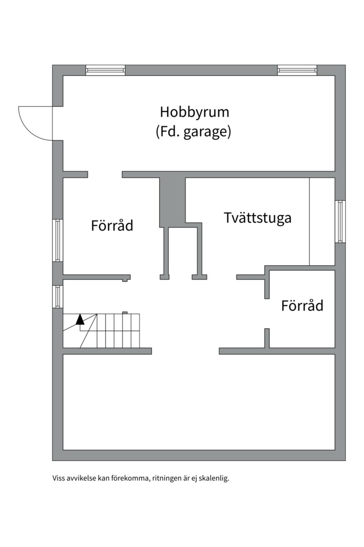 Planlösning från Vattgårdsvägen 20, Såld i Storvreta, Uppsala