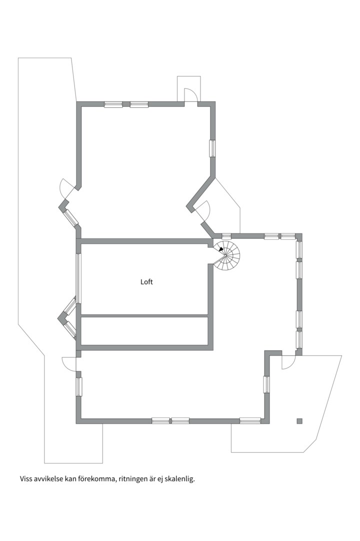 Planlösning från Sommarvägen 10A, Såld i Björknäs, Nacka