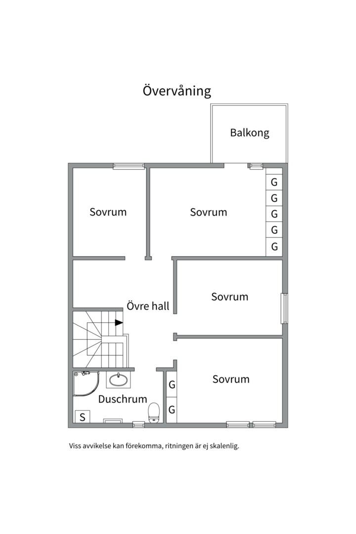 Planlösning från Solstrålevägen 77, Kommande i Storvreta, Uppsala