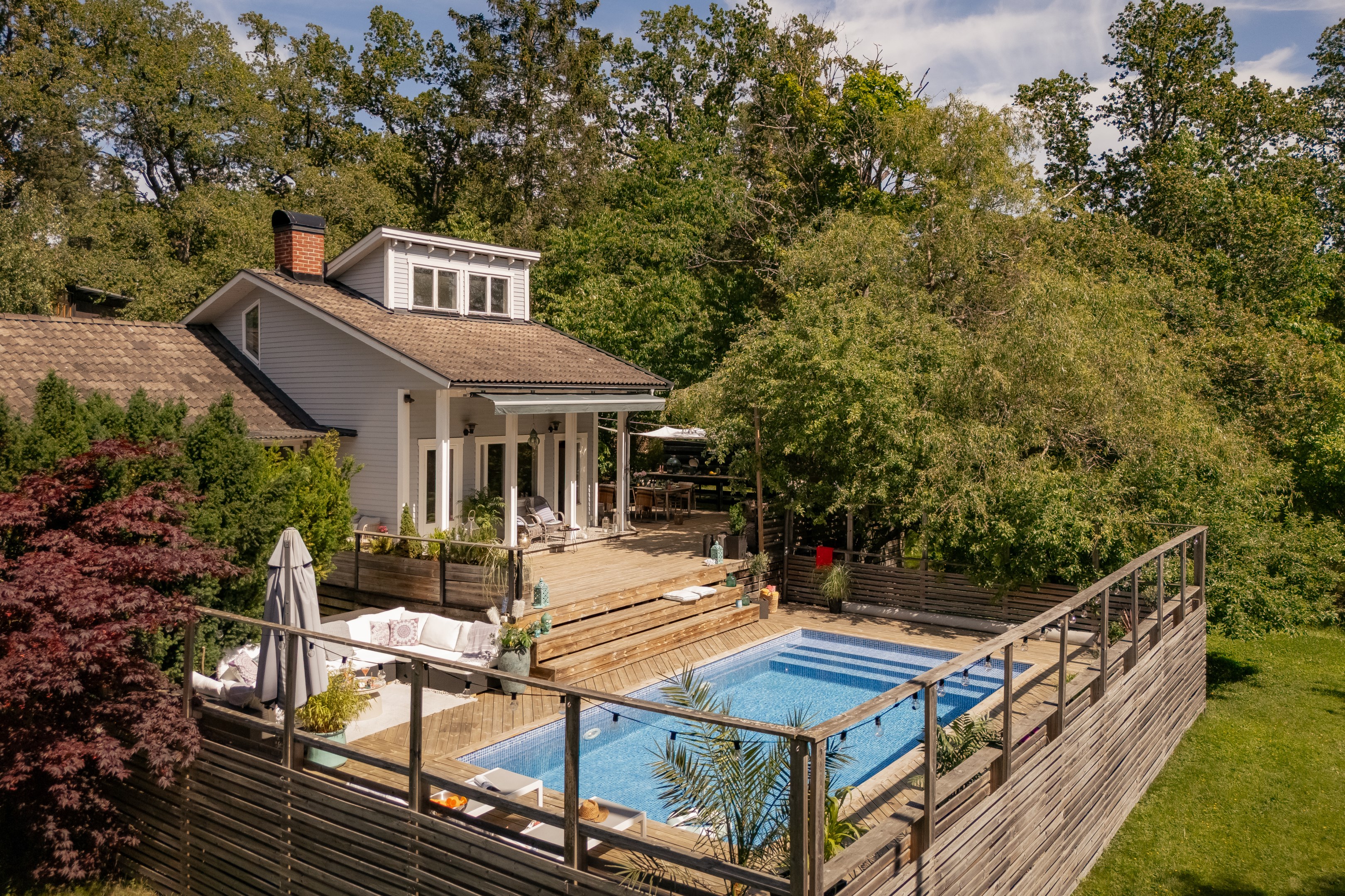 Bostadsbild från Gammeluddsvägen 33, Såld i Södra Lännersta, Nacka