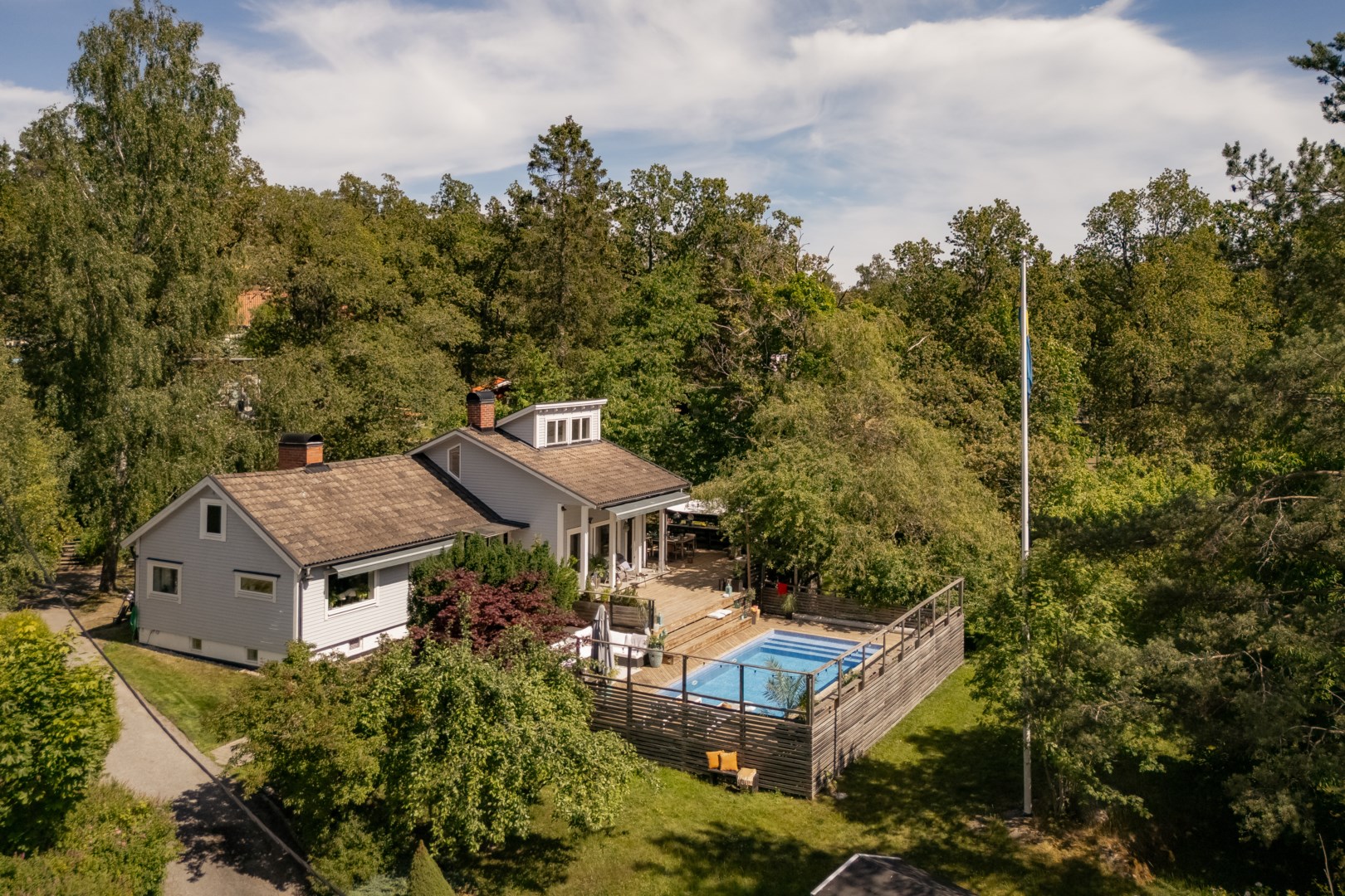 Bostadsbild från Gammeluddsvägen 33, Såld i Södra Lännersta, Nacka