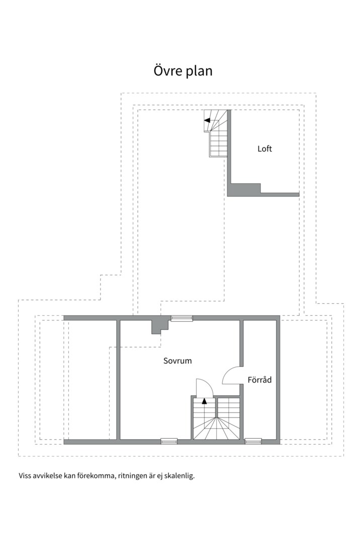 Planlösning från Gammeluddsvägen 33, Såld i Södra Lännersta, Nacka