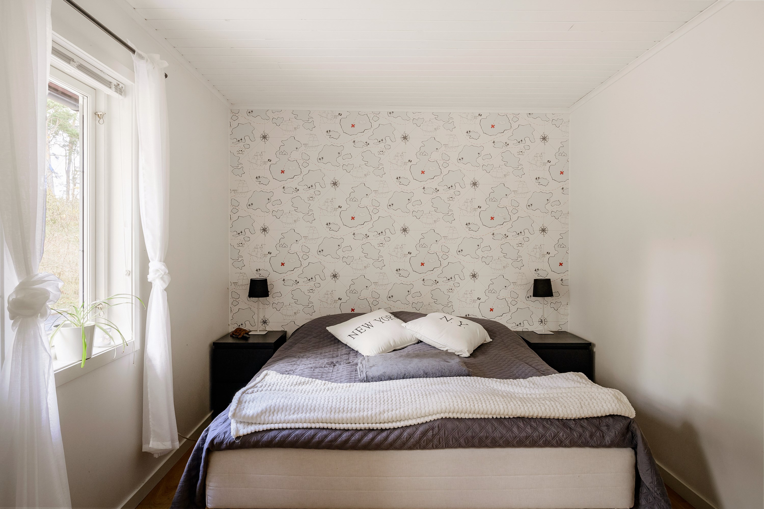 Sovrum som enkelt kan delas av till 2 sovrum vid behov