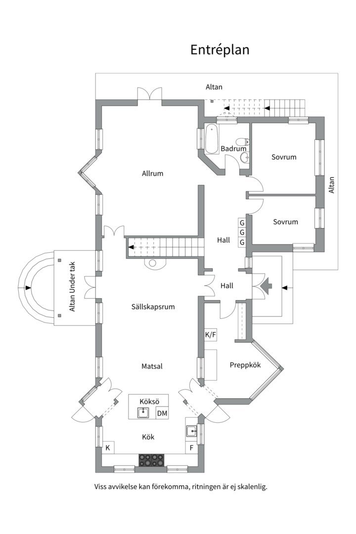 Planlösning från Lagnövägen 12A, Såld i Norra Lagnö, Värmdö
