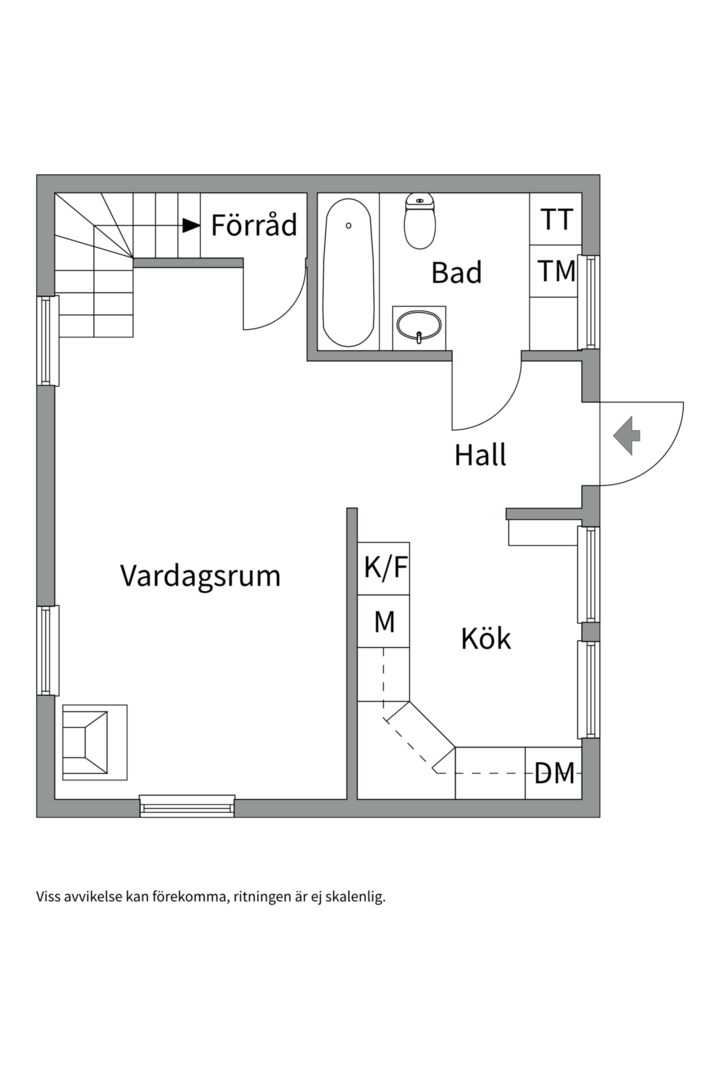 Planlösning från Bladåker Eriksberg 167, Snart till salu i Knutby, Uppsala