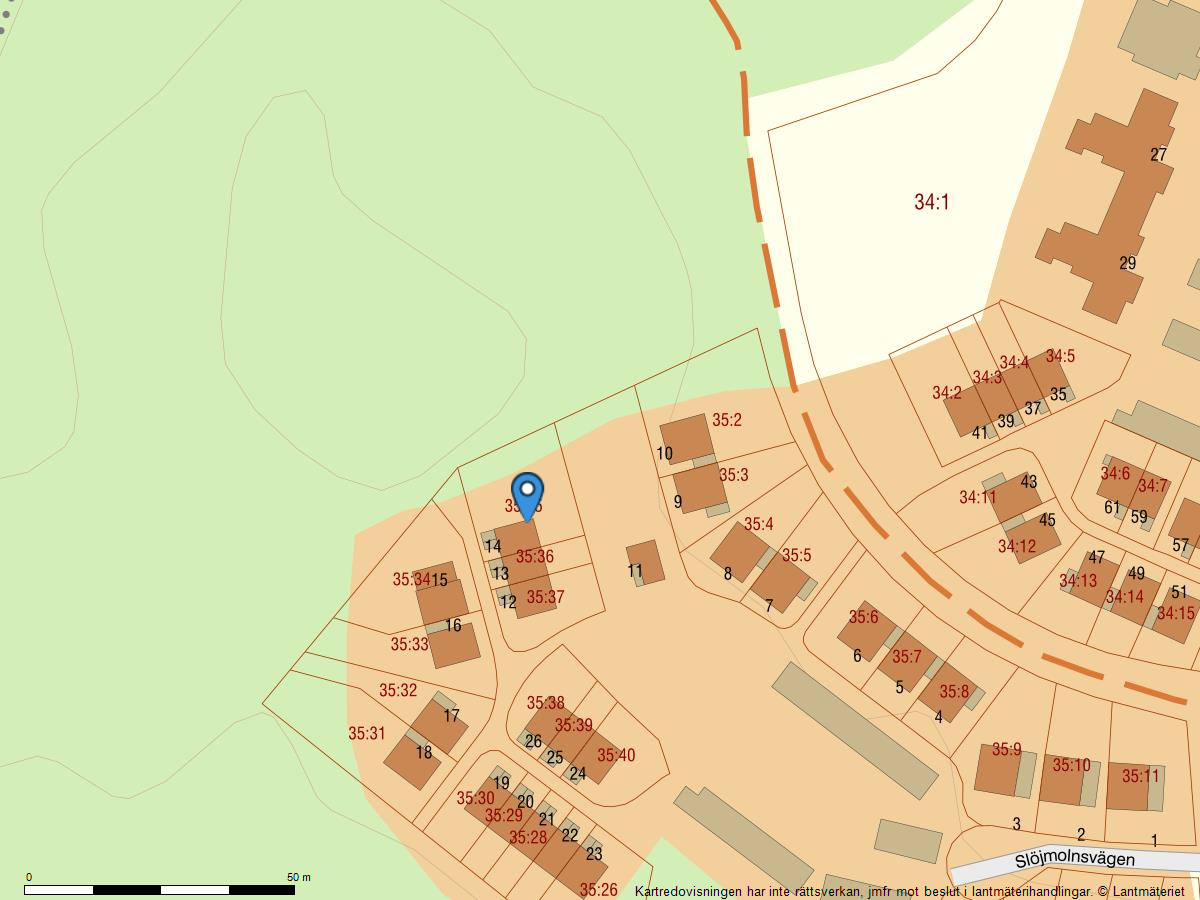 Bostadsbild från Slöjmolnsvägen 14, Kommande i Storvreta, Uppsala