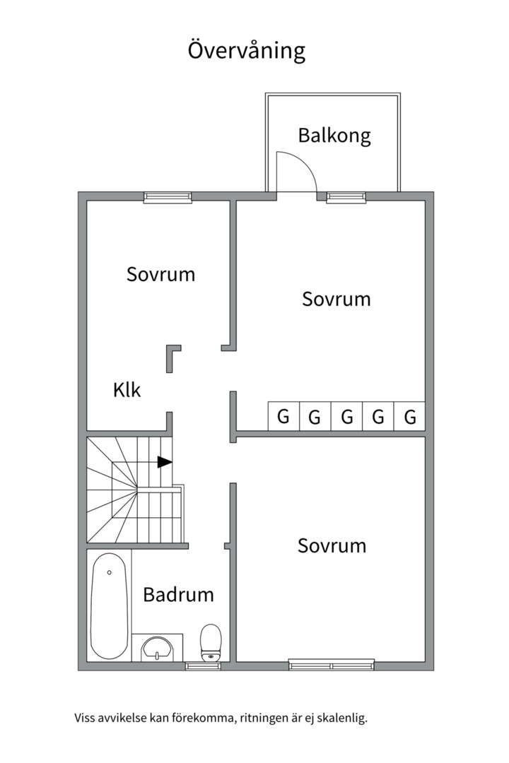 Planlösning från Slöjmolnsvägen 14, Kommande i Storvreta, Uppsala