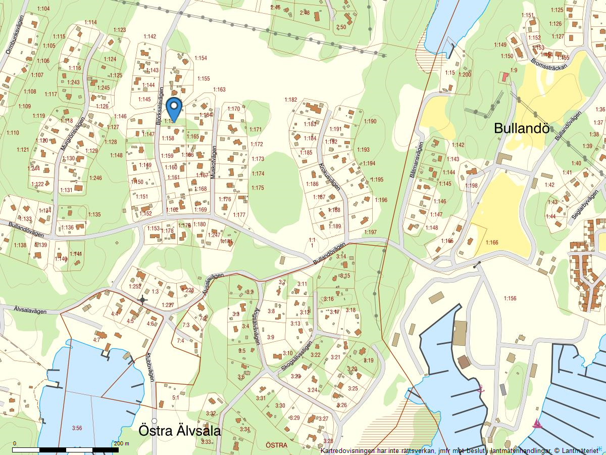 Bostadsbild från Björksalavägen 12, Såld i Älvsala, Värmdö