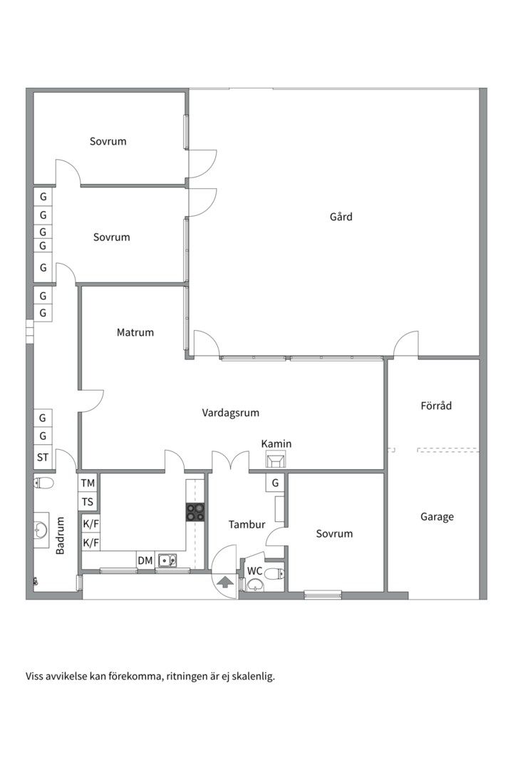 Planlösning från Nyponvägen 9, Såld i Saltsjöbaden, Nacka