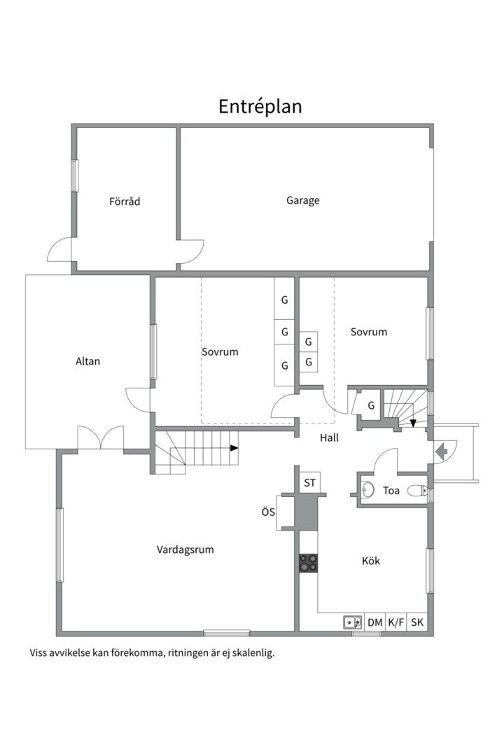 Planlösning från Tunagatan 76, Såld i Bärby Hage, Uppsala