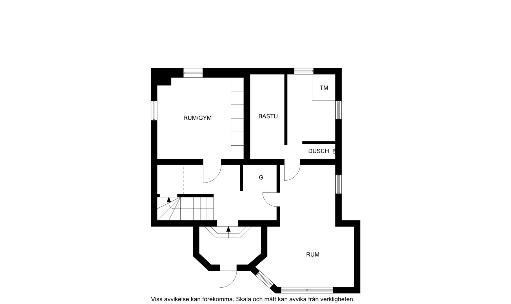 Planlösning från Trumslagargatan 6, Såld i Trumslagarbacken, Västerås