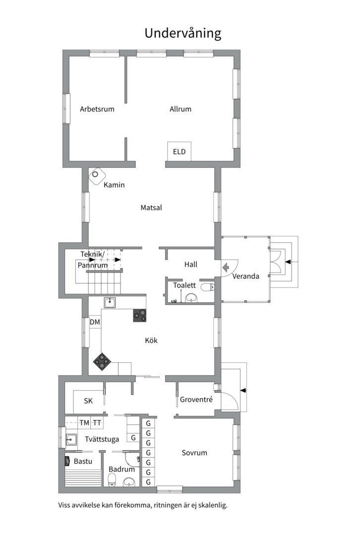 Planlösning från Ullsarby 120, Såld i Österbybruk, Östhammar