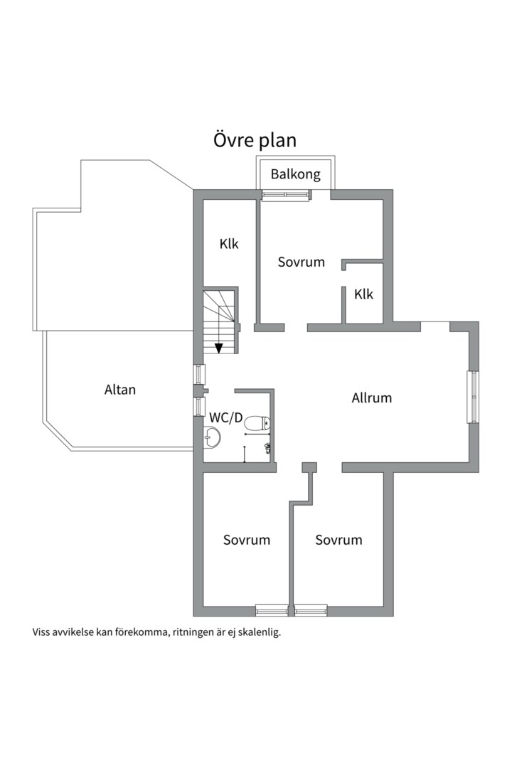 Planlösning från Drottninghamnsvägen 20, Såld i Skuru, Nacka