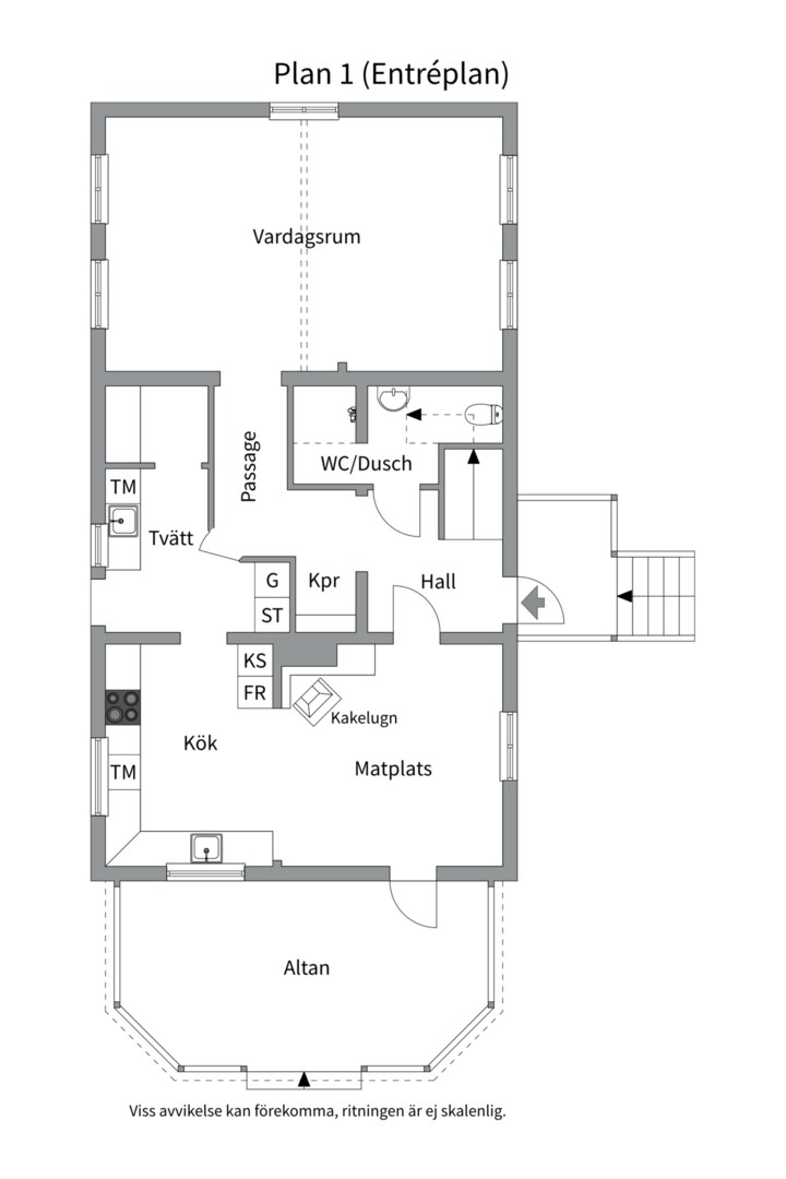 Planlösning från Västerberga Storstenen 36, Såld i Rasbo, Uppsala