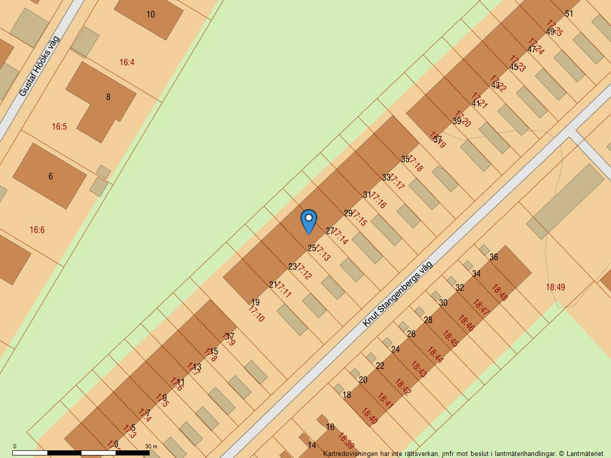 Bostadsbild från Knut Stangenbergs väg 25, Såld i Duvnäs Utskog, Nacka