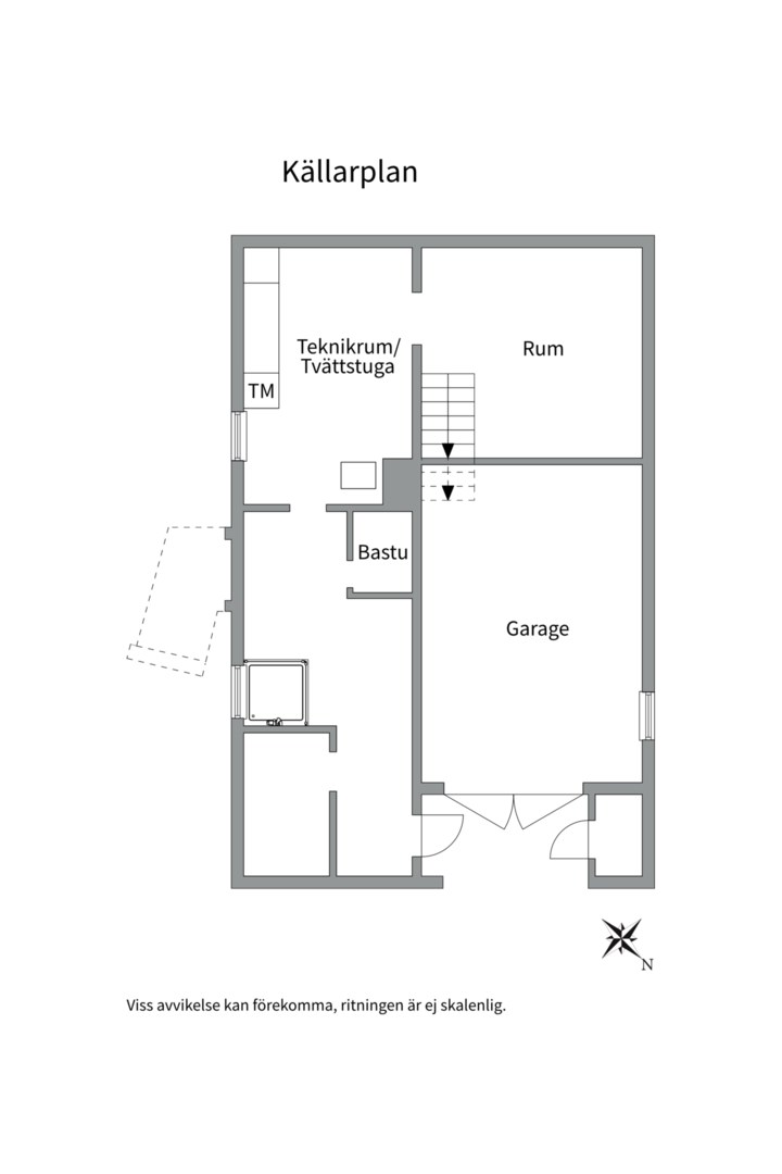 Planlösning från Runhällsgatan 14, Såld i Romberga, Enköping