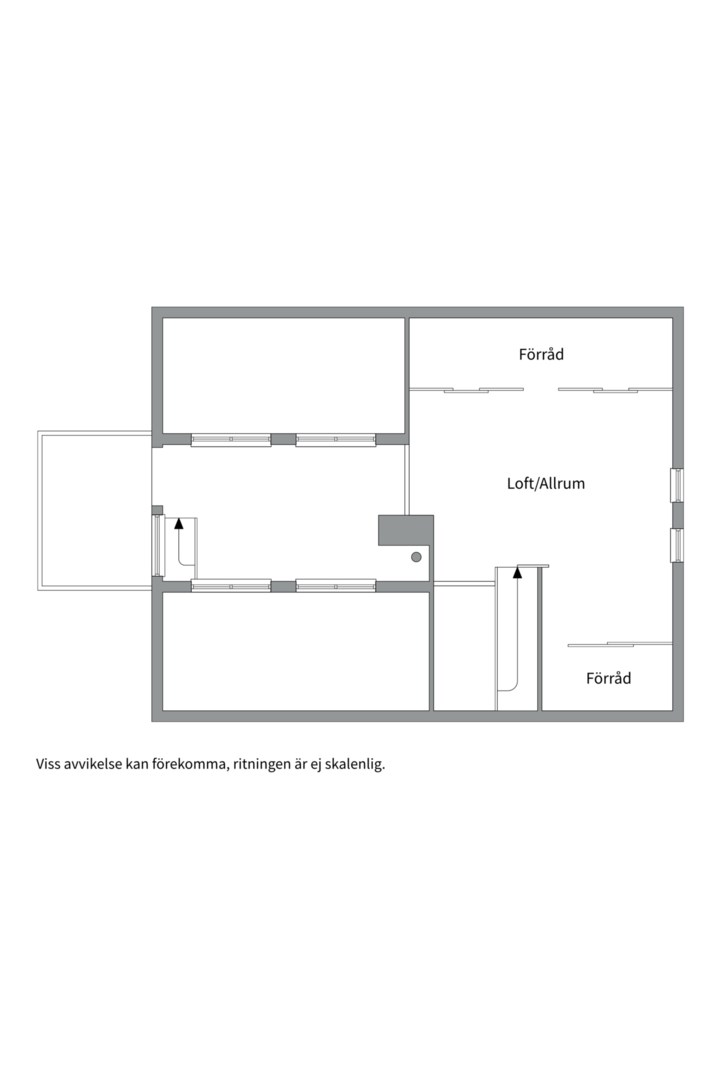 Planlösning från Talluddsvägen 74, Till salu i Lilla Björknäs, Nacka