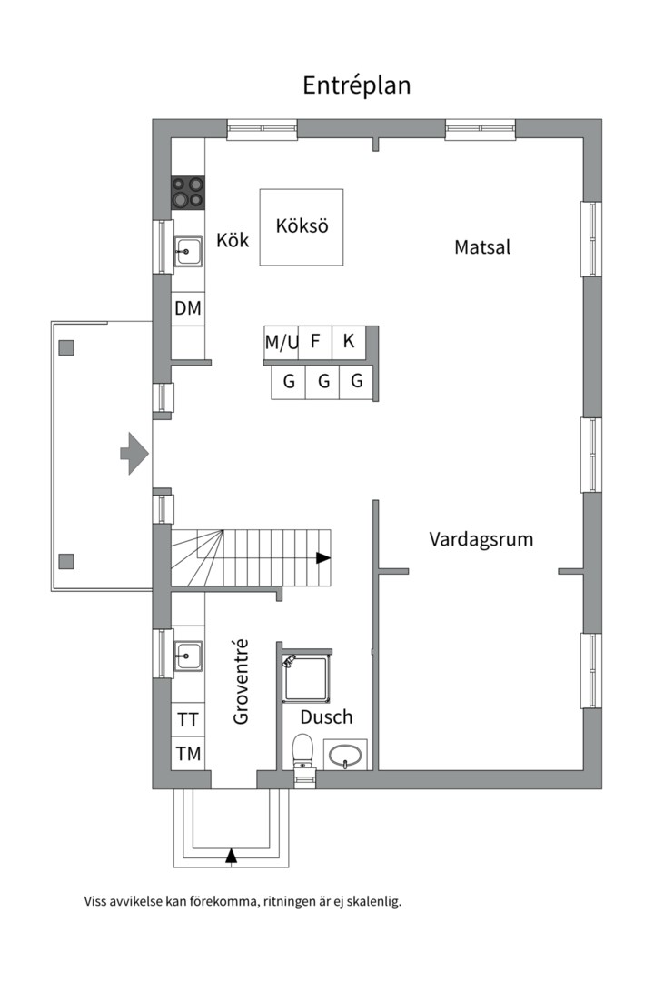 Planlösning från Östanbro 25, Såld i Östanbro, Västerås
