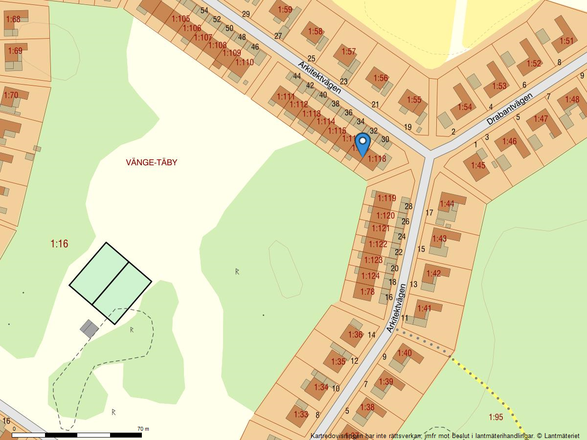 Bostadsbild från Arkitektvägen 32, Såld i Vänge, Uppsala