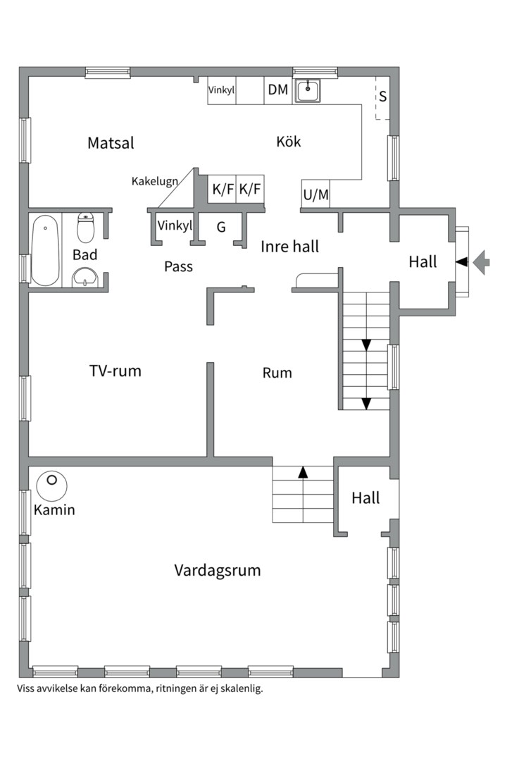 Planlösning från Furugatan 2B, Kommande i Fålhagen, Uppsala