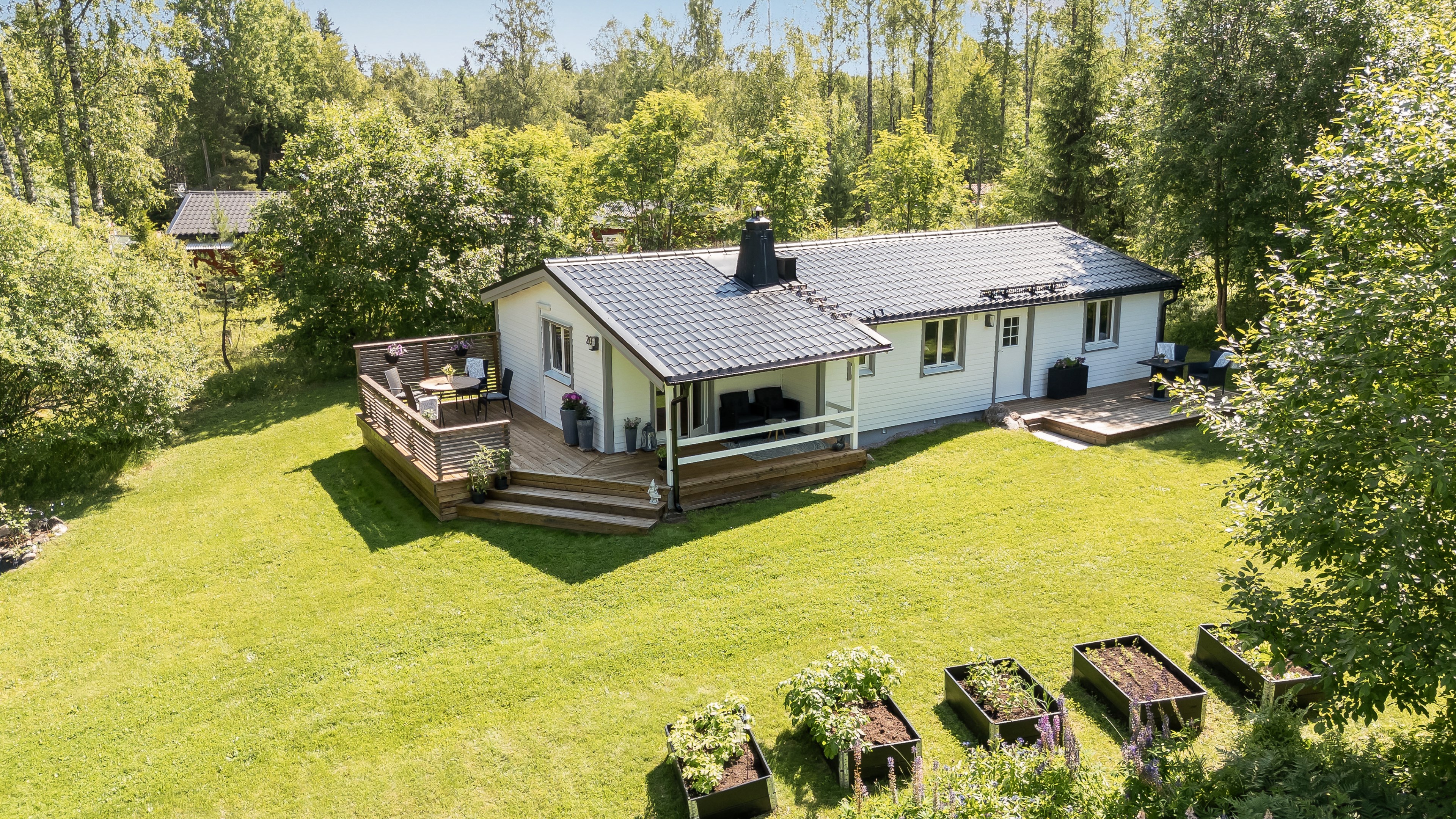 Bostadsbild från Skogsbacken 20, Kommande i Borgarbo, Uppsala