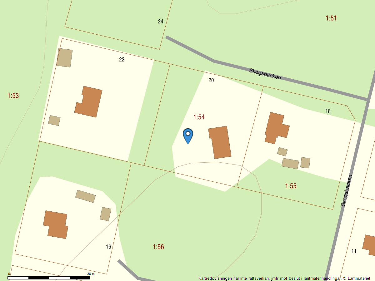 Bostadsbild från Skogsbacken 20, Kommande i Borgarbo, Uppsala