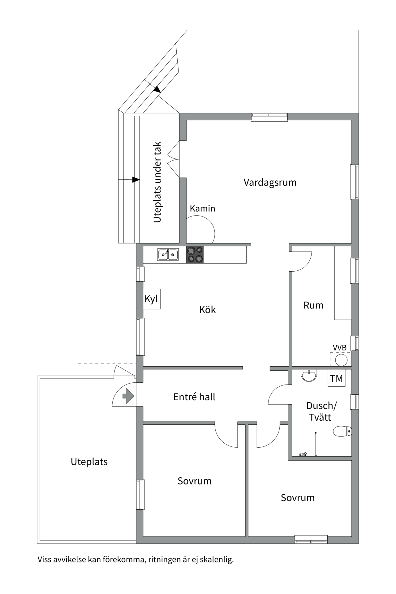 Bostadsbild från Skogsbacken 20, Kommande i Borgarbo, Uppsala