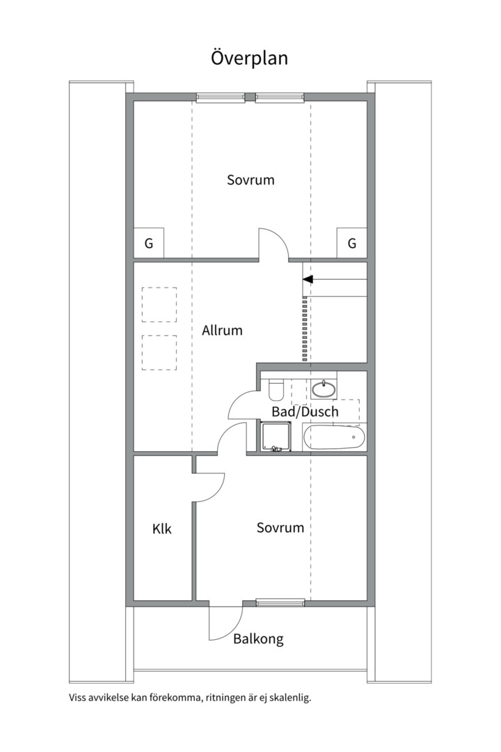 Planlösning från Vitkålsgatan 111, Såld i Årsta, Uppsala