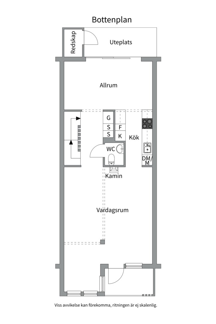Planlösning från Östra Henriksborgsvägen 57, Såld i Saltsjöqvarn, Nacka