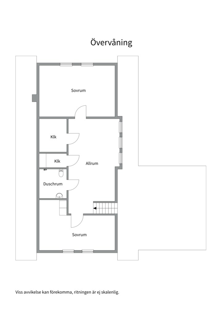 Planlösning från Börje-Ströja 114, Såld i Börje, Uppsala