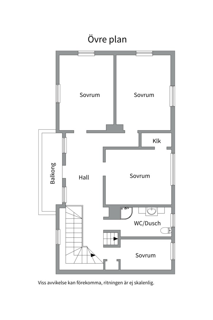Planlösning från Reginavägen 27, Till salu i Saltsjö-Duvnäs, Nacka