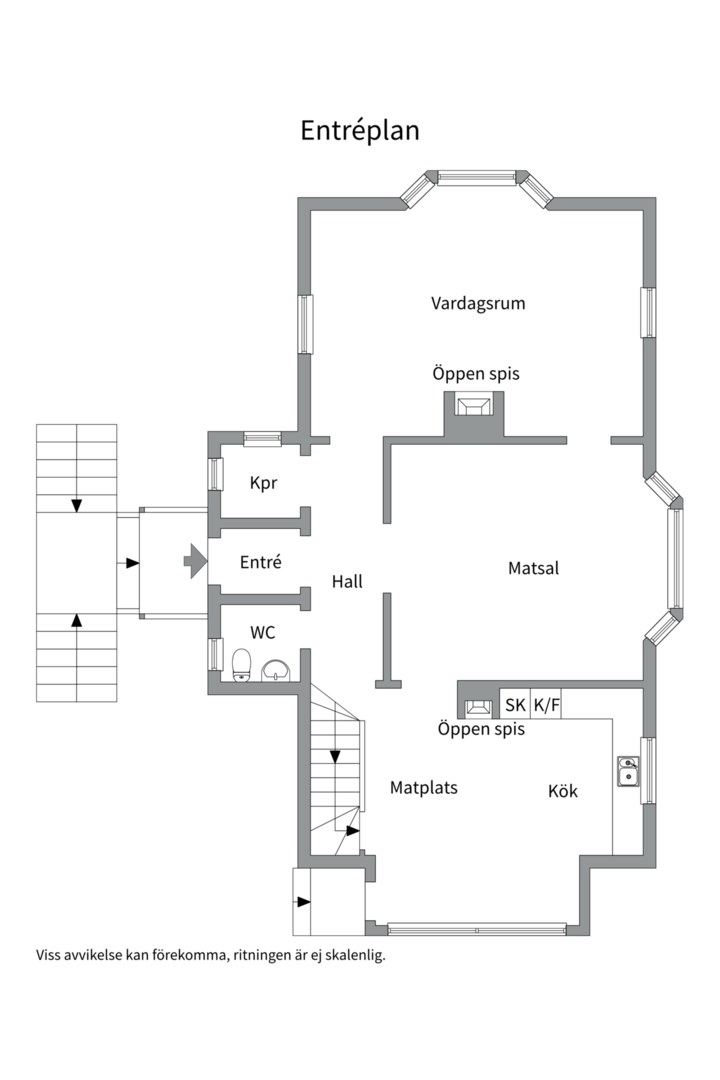 Planlösning från Reginavägen 27, Till salu i Saltsjö-Duvnäs, Nacka